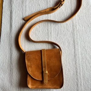 ABLE Brown Leather Bag